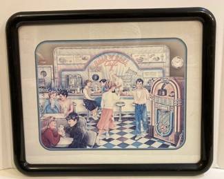DINER SCENE POSTER