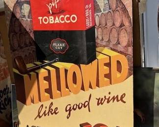 SIGN KEG PIPE TOBACCO