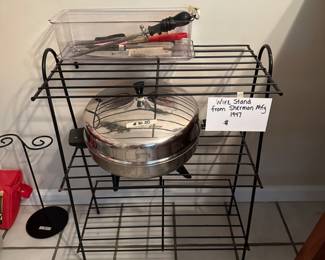 Electric Skillet, MCM Wire Stand