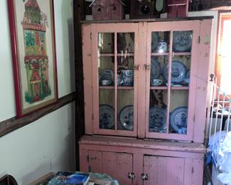 Awesome pink painted cabinet