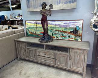 Console and Bronze Art Orlando