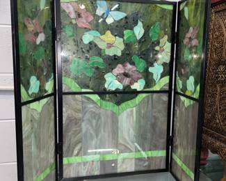 Stain glass Fireplace screen Orlando