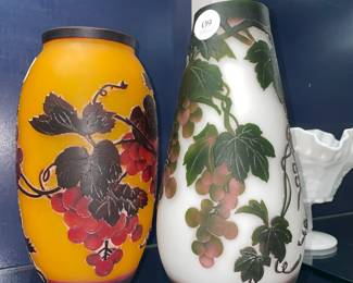 Emile Galle Vases Orlando Auction