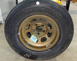 Signed Kevin Harvick Race Tire Orlando Auction