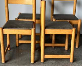 Set of 4 Italian chairs