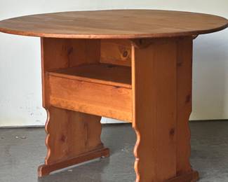 Convertible dining table/bench with storage 