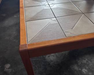 Danish tiled coffee table