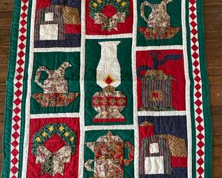 Handmade Christmas Quilt 