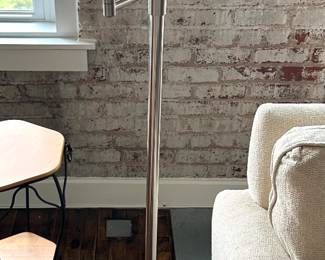 Chrome Articulating Floor Lamp