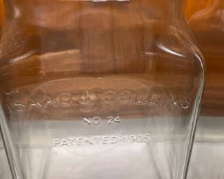 ISAAC J COLLINS Clear Glass Store Counter Display Jar - No 24
3 available 