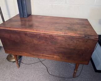 Antique drop leaf table