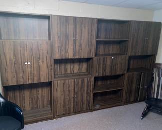 MCM 4 section shelving unit 
