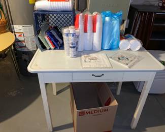 Enamel top kitchen table