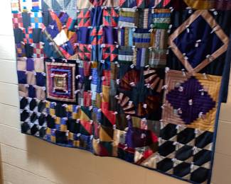 Antique “crazy” quilt