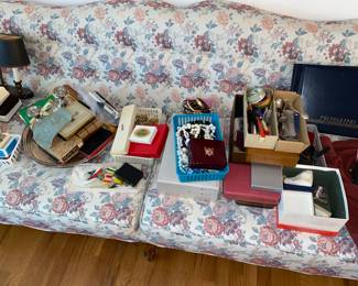 The jewelry ready to be sorted! 