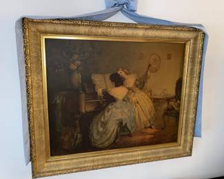 Fantastic frame with fancy ladies practicing Taylor Swift songs on the piano 