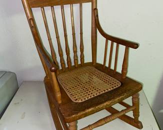 Antique child’s rocker 