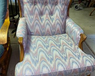 Vtg. Upholstered chair 