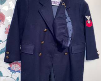 Child size military jacket and hat