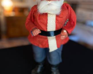 Antique German paper mache’ Santa candy holder -as is …. Poor fella worked his hands to the nub… literally 