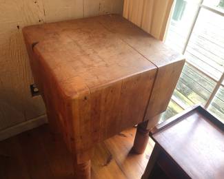 Antique Butcher's Block