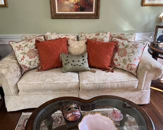 Sofa and all Pillows—$150