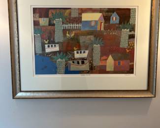 Frank Taylor Yellow Houses $150