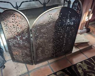 Fireplace screen 