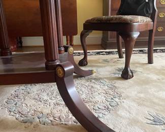 Brass claw feet - Ball & claw feet on chairs