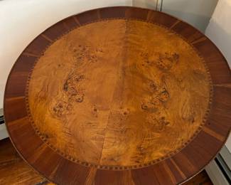 Burl Top Table
