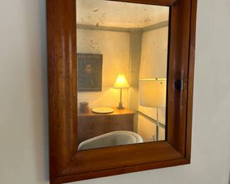 19C ogee Mirror