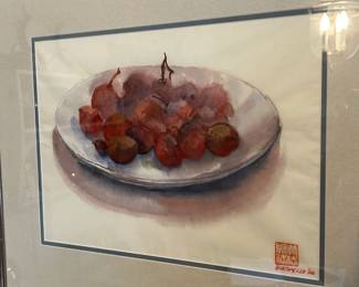Watercolor, Giacopelli, Cherries