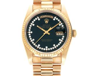 Lot 9913 Rolex Presidential DiamondString Dial