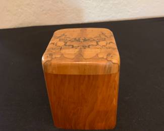 Signed Red Cypress Puzzle Box
