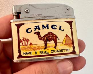 Vintage Camel Cigarette Lighters 