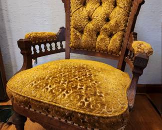 Victorian Eastlake Arm Chair bid #44
