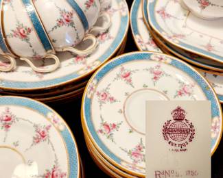 53 PCS Milton's Porcelain Dinnerware bid #45