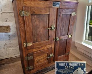 Antique Oak Ice Box