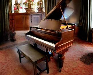 Antique Chickering Grand Piano $1,495 or bid #24