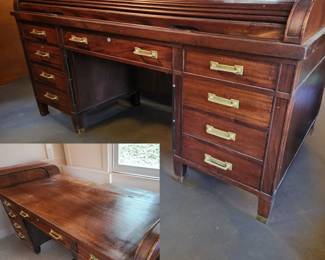 Tamber-Top Convertable Lawyer's Desk bid #75