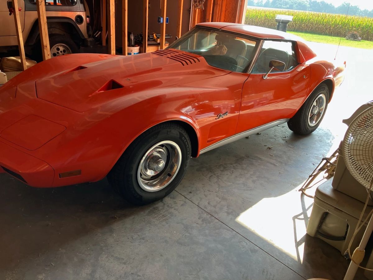 1975 Corvette Stingray Car - 350 Crate Engine - TH400 Auto Transmission - Power Steering & Brakes