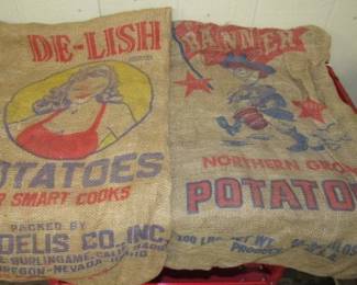 Burlap Potatoes Sacks
