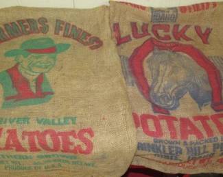 Burlap Potatoes Sacks
