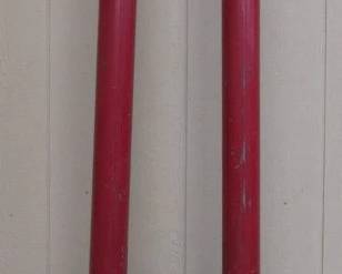 Tall 1930's - 1940's Metal Wired Christmas Lights