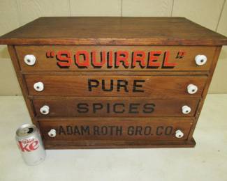 Squirrel Pure Spices Cabinet - Adam Roth Gro. Co.
