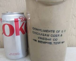 Memphis, TENN Advertising Pitcher - (Handle Missing)