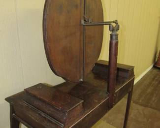 View of Back - Notice Swivel Mirror