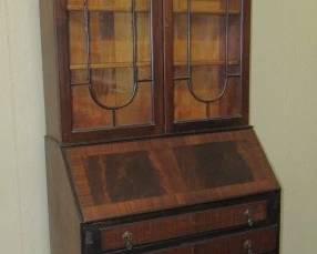 Bookcase/Secretary w/Claw & Ball Feet