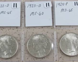Peace Silver Dollars