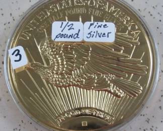 One Half Pound Fine Silver